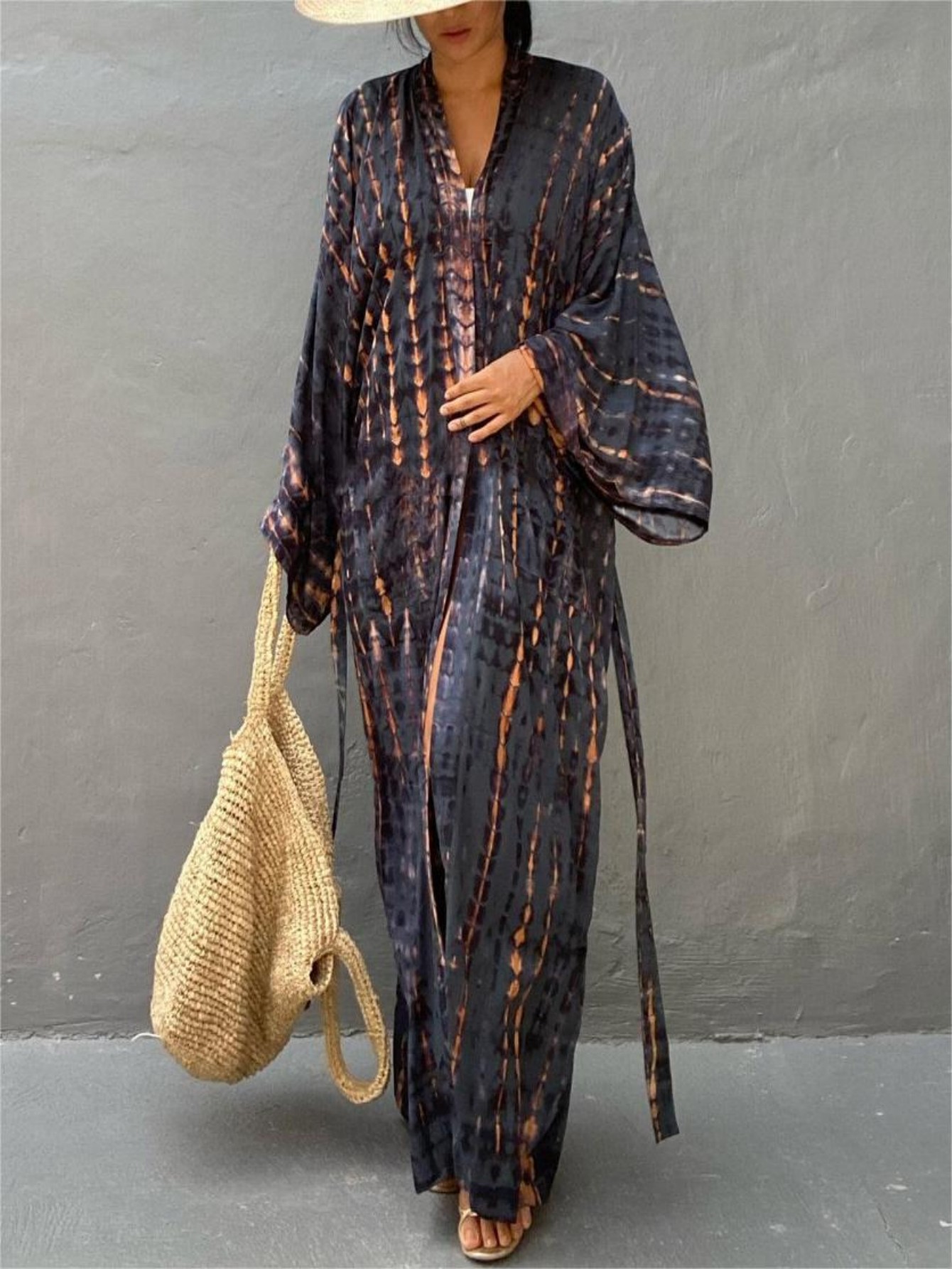 Gaun Kaftan untuk Wanita Ukura - Cover Up Kaftan ulasan dan harga