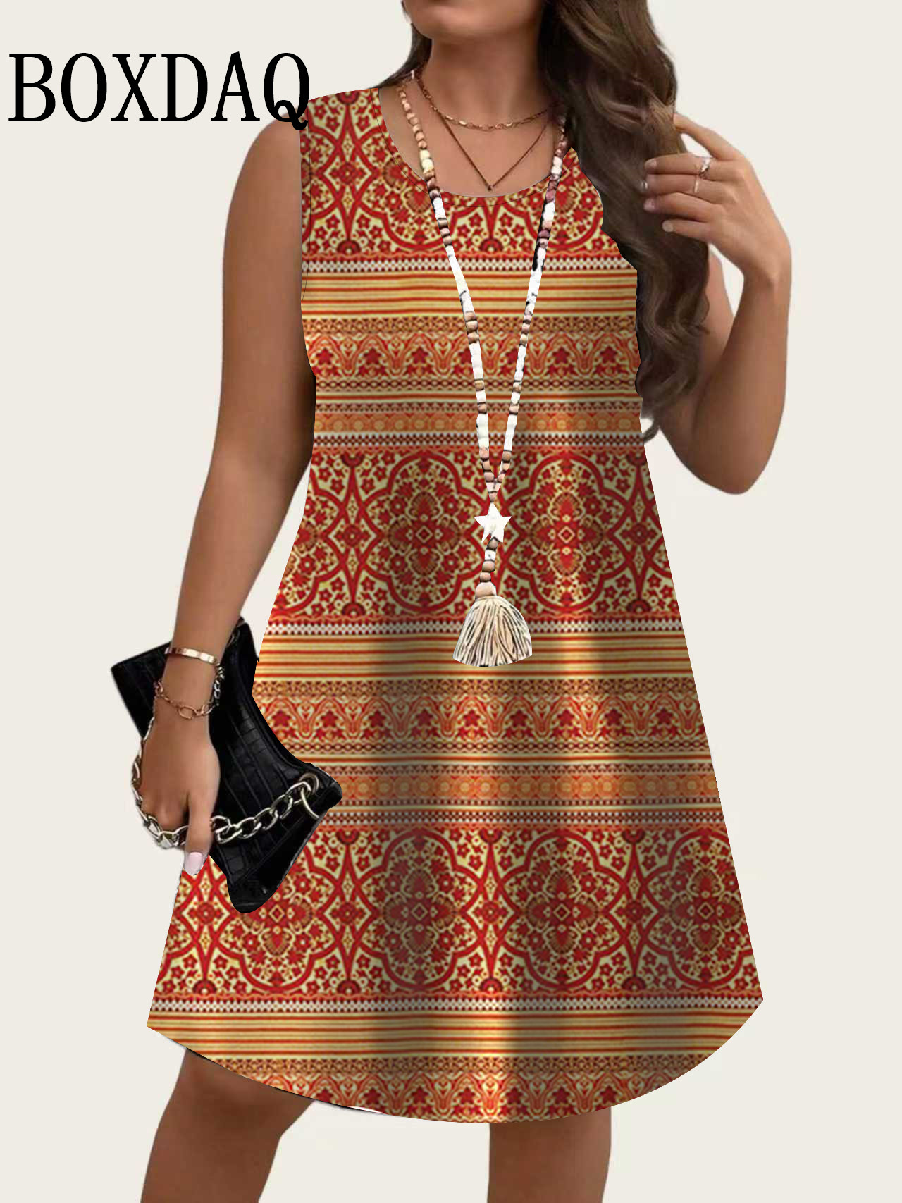 Gaun Tanpa Lengan Wanita Musim - Romper Floral Print ulasan dan harga